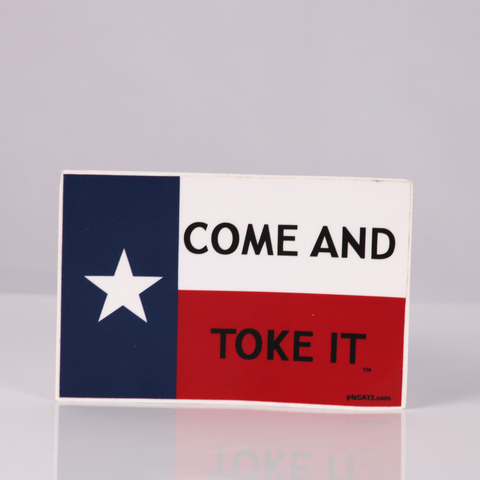 Come and Toke It stickers