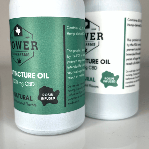 Power Biopharms Rosin-infused CBD Tincture Oil